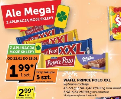 Wafel Prince Polo XXL promocja w ABC
