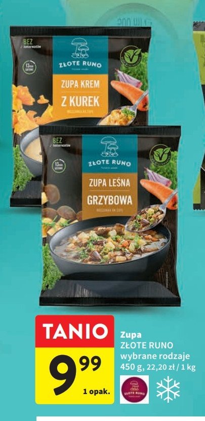 Zupa krem z kurek Z艂ote runo promocja