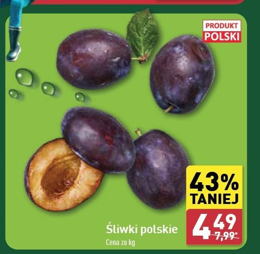 Śliwka polska promocja w Aldi