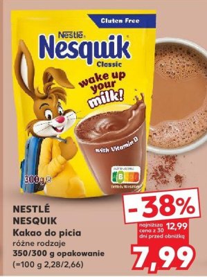 Kakao do picia NESTLE NESQUIK Classic promocja w Kaufland