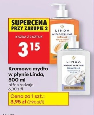 Kremowe mydło w płynie 500 ml różne rodzaje promocja w Biedronka