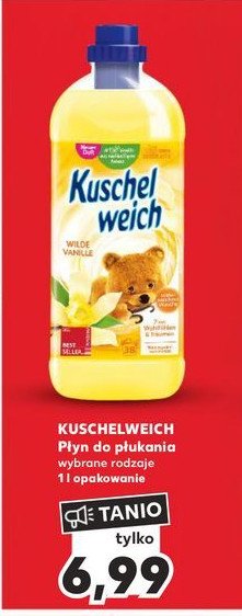 Płyn do płukania żółty Kuschelweich promocja
