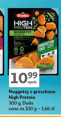 Nuggetsy z groszkiem Silesia duda high protein promocja