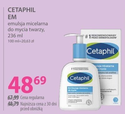 Emulsja EM micelarna do mycia twarzy promocja w Hebe