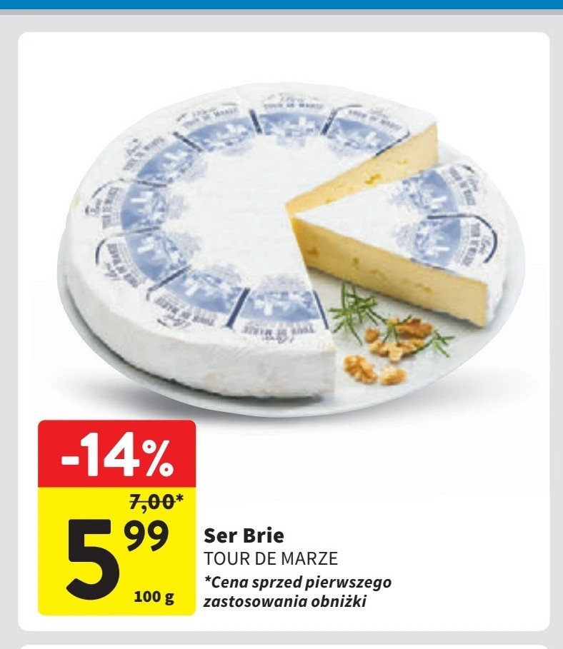 Ser brie tour de marze Jansen promocja w Intermarche