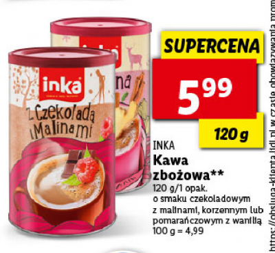 Kawa Inka wanilia i pomarańcza promocja