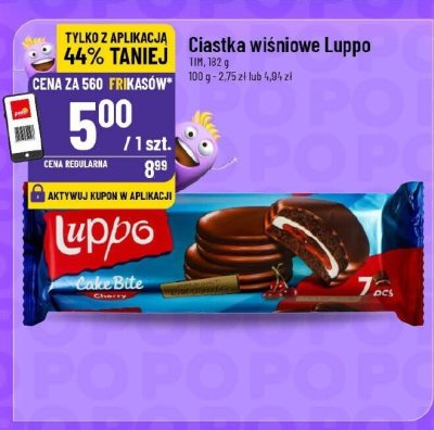 Ciastka wiśniowe Luppo promocja w POLOmarket