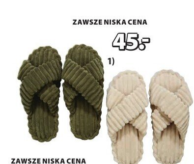 Kapcie SELJA promocja w Jysk