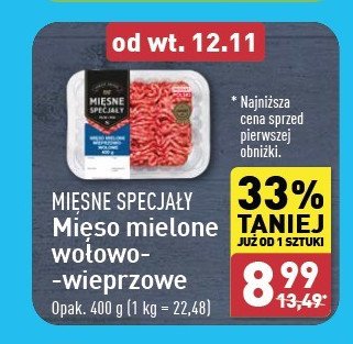 Mięso mielone wołowo-wieprzowe Mięsne specjały promocja