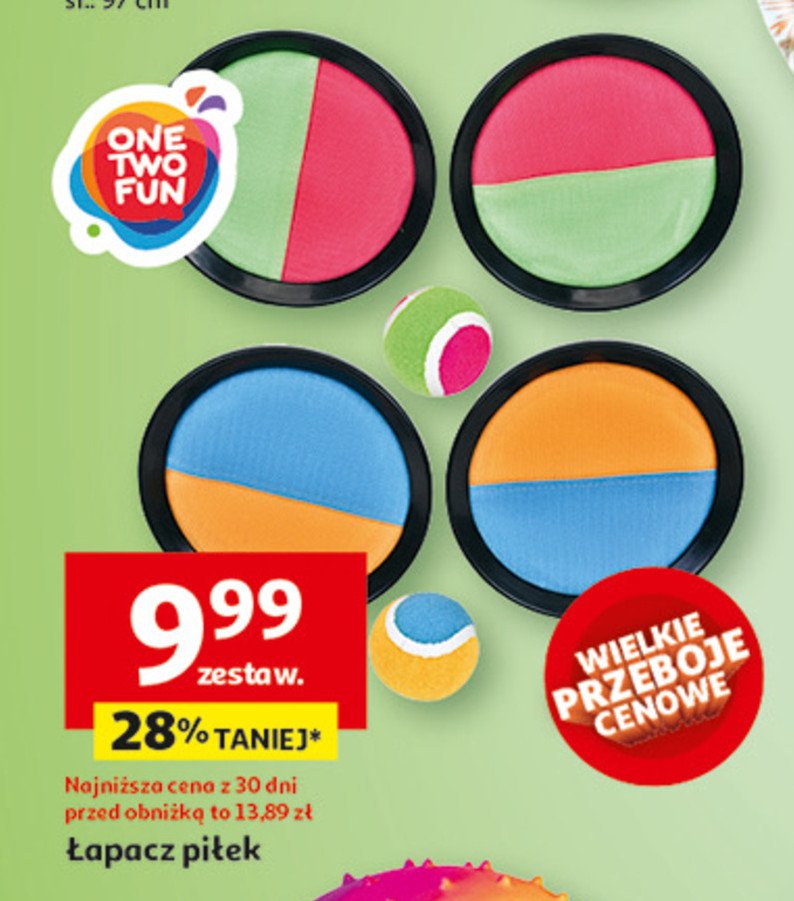 Łapacz piłek One two fun promocja w Auchan