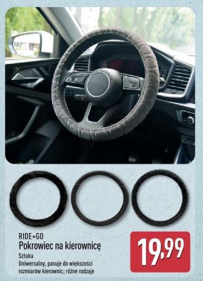 Pokrowiec na kierownicę RIDE+GO promocja w Aldi