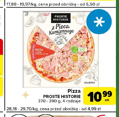 Pizza z szynką własnego wyrobu Iglotex proste historie z pieca kamiennego promocja