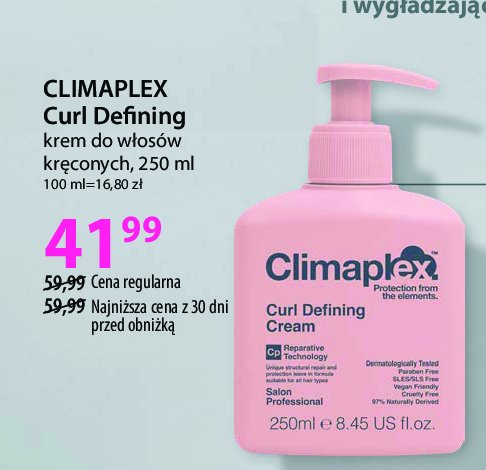 Krem do włosów kręconych Climaplex promocja