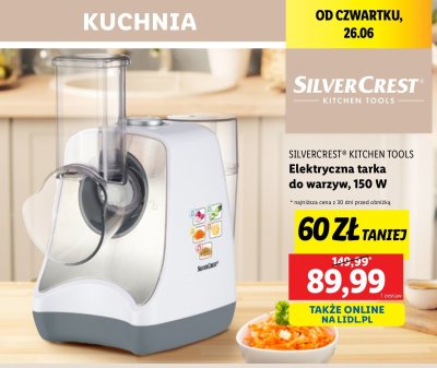 Elektryczna tarka do warzyw 150 w Silvercrest promocja
