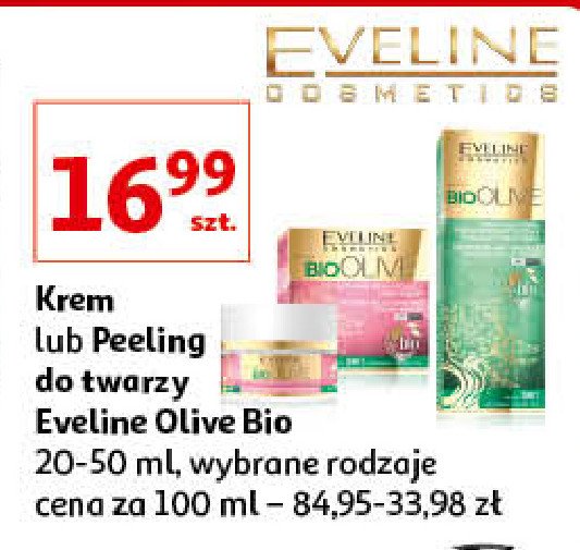 Krem-serum aktywnie odmładzający Eveline bio olive promocja