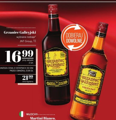 Grzaniec Galicyjski wybrane rodzaje 1 l promocja w POLOmarket