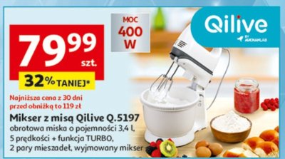 Mikser z misą Qilive Q.5197 promocja w Auchan