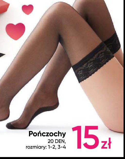 Pończochy damskie 20 den 1-2 promocja