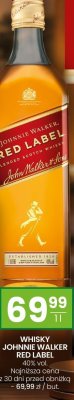 Whisky Johnnie Walker Red Label promocja w Twój Market