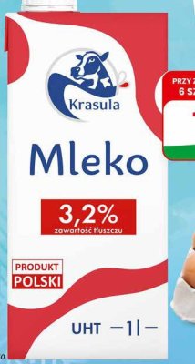 Mleko UHT 3,2%  promocja w Dino