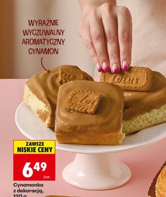 Cynamonka z dekoracją promocja w Biedronka