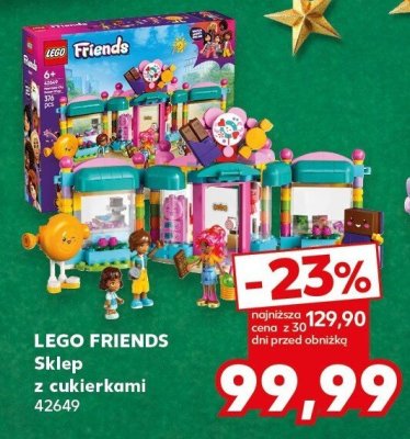 Klocki LEGO Friends - Sklep z cukierkami 42649 promocja w Kaufland