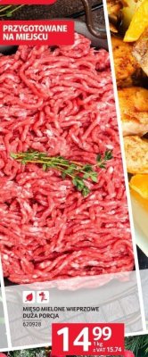 Mięso mielone wieprzowe duża porcja promocja w Selgros