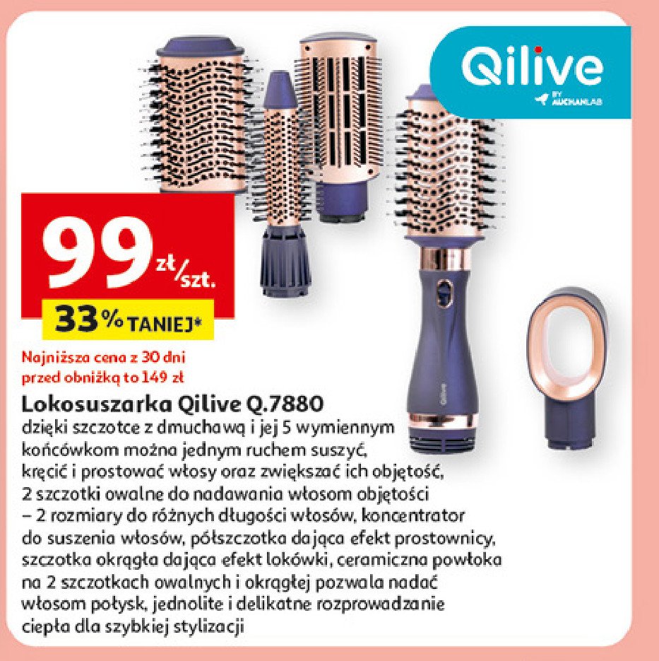 Lokosuszarka q.7880 Qilive promocja w Auchan