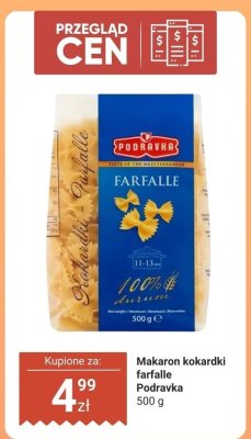 Makaron kokardki farfalle  promocja w Dino