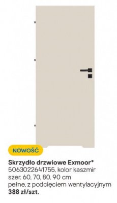 Skrzydło drzwiowe Exmoor promocja w Castorama