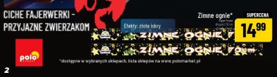 Zimne ognie Super Power 70cm 1 opak. - 4 szt. promocja w POLOmarket