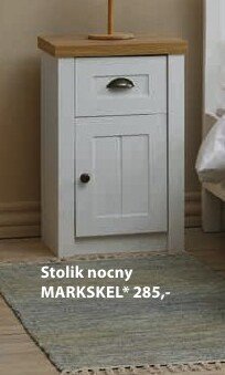 Stolik nocny Markskel promocja w Jysk