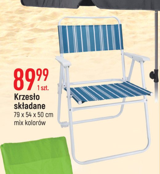 Krzesełko plażowe składane promocja