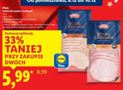 Schab lub szynka z wędzarni Pikok promocja w Lidl