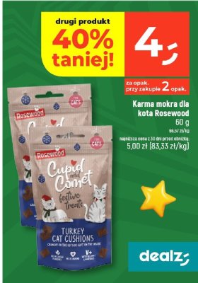 Karma mokra dla kota Rosewood promocja w Dealz