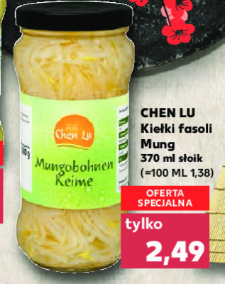 Kiełki fasoli mung Chen lu promocja