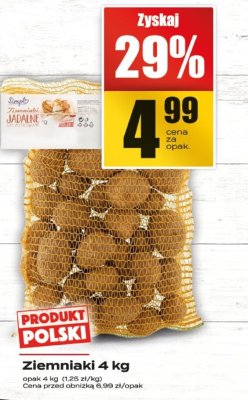 Ziemniaki 4 kg promocja w Supeco
