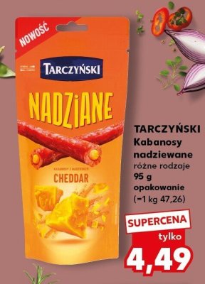 Kabanosy nadziewane różne rodzaje  promocja w Kaufland