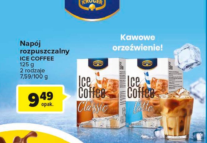 Kawa classic Kruger ice coffee promocja
