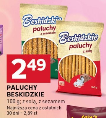 Paluszki Paluchy Beskidzkie promocja w Stokrotka