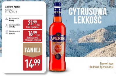 Aperitivo Aperini promocja w Aldi