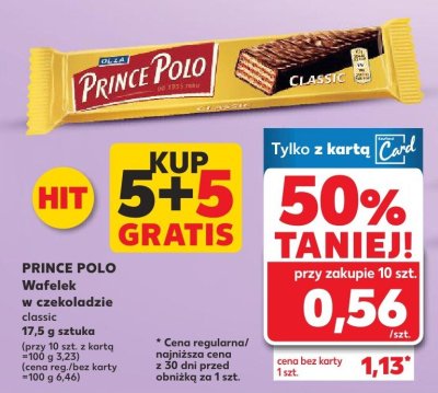 Wafelek w czekoladzie classic promocja w Kaufland