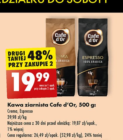 Kawa Cafe d'or promocja
