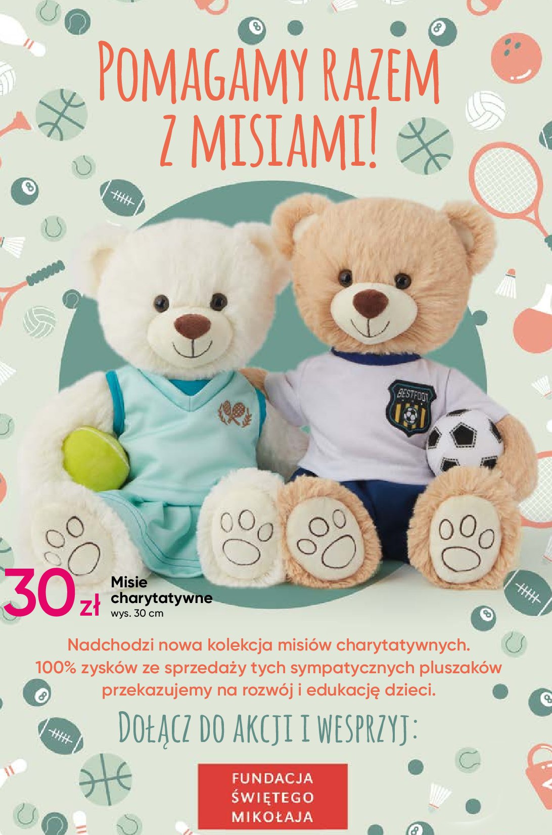 Miś charytatywny promocja