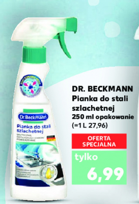 Pianka do czyszczenia stali szlachetnej Dr. beckmann promocja