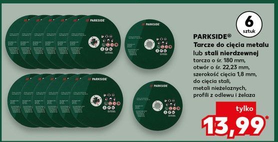 Tarcze do szlifierki Parkside promocja