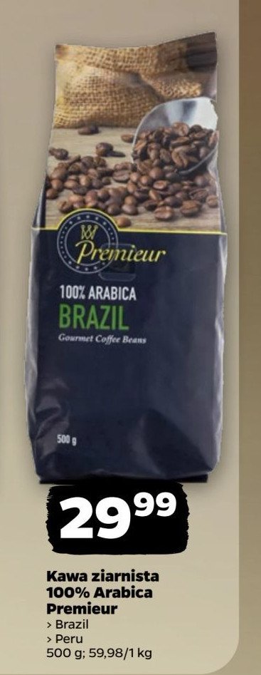 Kawa 100% brazil Premieur promocja w Netto