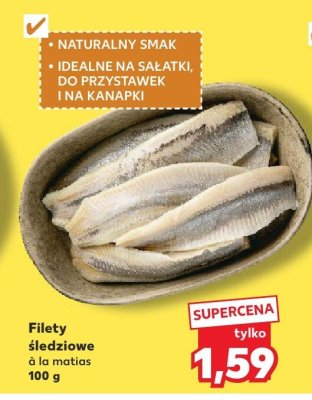 Filety śledziowe a la matias promocja w Kaufland