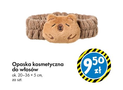 Opaska kosmetyczna do włosów promocja w Tedi