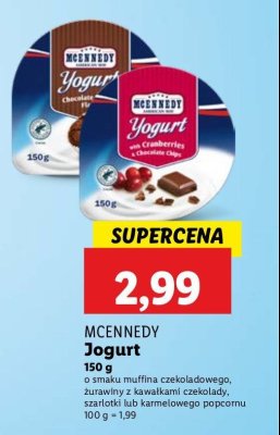 Jogurt o smaku szarlotki Mcennedy promocja